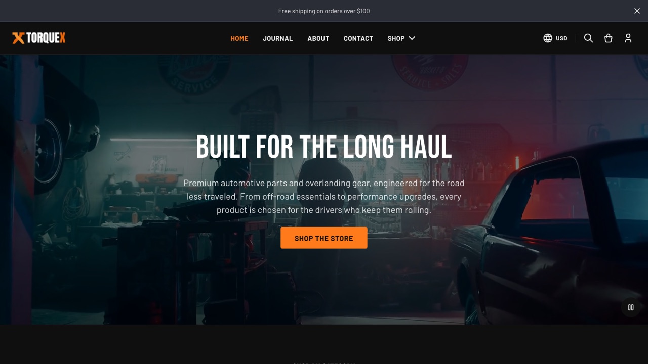 Torquex Shopify Theme